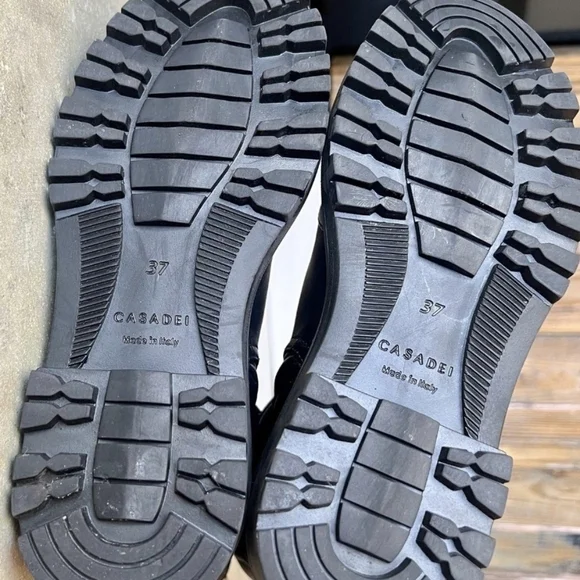 CASADEI Polacco Elite Biker Bootz ▪︎ Sz 37/6.5 ▪︎ Black - Picture 12 of 16